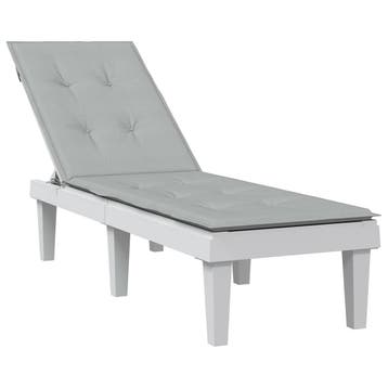 vidaXL Terrasstoelkussen (75+105)x50x3 cm stof gemêleerd, Verzenden