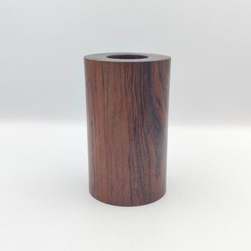 Chinois ancien Bois, Rose Wood Porte-brosse, pot, plat. -