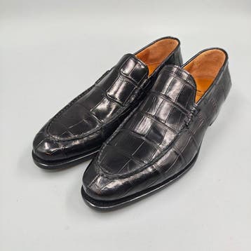 Mauro Volponi-Crocodile-UK8.5 - Loafers - Maat: EU 42.5 -