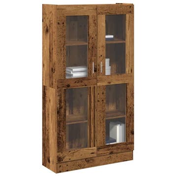 vidaXL Hoge kast 82,5x30,5x150 cm bewerkt hout oud, Maison & Meubles, Armoires | Bibliothèques, Verzenden