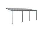 Veiling - Terrasdak / Overkapping - Borneo - 6 x 3 m - Grijs, Tuin en Terras, Overkappingen, Nieuw