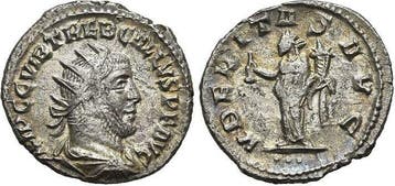 Antoninian 251-253 n Chr Rom Trebonianus Gallus 251-253 n..., Timbres & Monnaies, Monnaies & Billets de banque | Collections, Verzenden