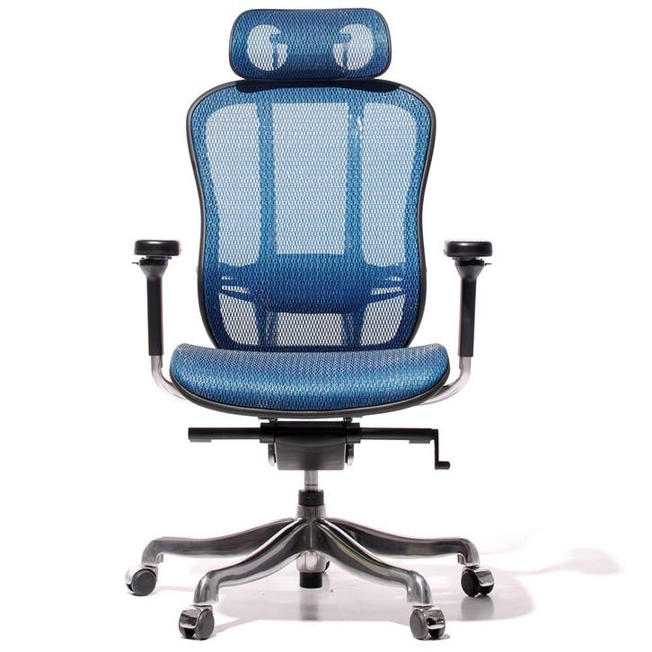 Bureaustoel Aaron mesh netweave blauw, Huis en Inrichting, Bureaus, Nieuw, Verzenden