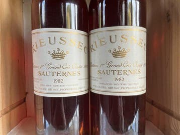 1982 Château Rieussec - Sauternes 1er Grand Cru Classé - 2, Verzamelen, Wijnen, Nieuw