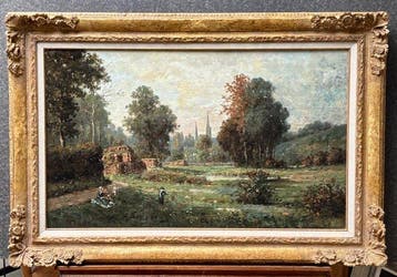 Gustave Mascart (1834–1914) - Zomers genieten in het