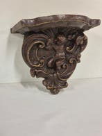 Étagère murale - bois et papier mâché