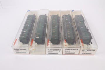 Fleischmann H0 - 5084/5085/5086K/5087K - Wagon de passagers, Nieuw
