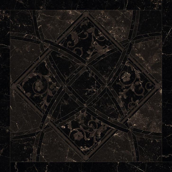 VERSACE Fondo Intarsio 78x78 Hoogglans / Vloertegel en, Doe-het-zelf en Bouw, Tegels, Ophalen of Verzenden