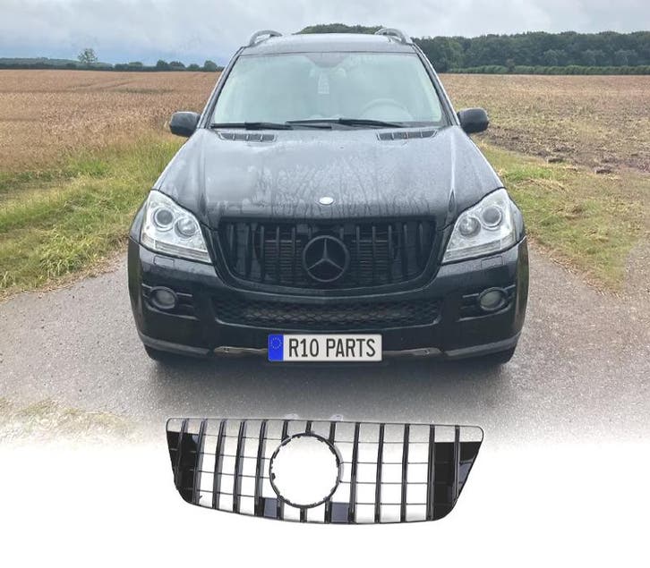 CALANDRE MERCEDES CLASSE M ML W164 08-11 LOOK AMG NOIR BRILL, Auto-onderdelen, Carrosserie, Verzenden