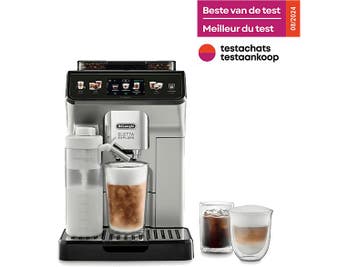 De Longhi - Volautomatische espressomachine - Zilver, Verzenden, Nieuw, Gemalen koffie, Afneembaar waterreservoir
