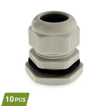 KABELWARTEL M32 | 15-22MM | GRIJS | 10 STUKS, Maison & Meubles, Lampes | Lampes en vrac, Verzenden