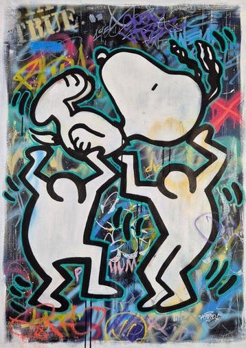 Hipo (1988) - Uptown Grooves (Hipo X Snoopy X Keith Haring)