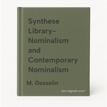 Synthese Library- Nominalism and Contemporary Nominalism, Verzenden, M. Gosselin