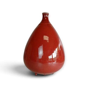 Aoyama Tetsuro Yahazu Kiln Japanse vaas – Shinsha koperrood