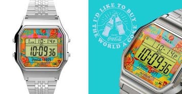 Timex - Timex × Coca-Cola 1971 Hilltop 50th Anniversary, Handtassen en Accessoires, Horloges | Heren, Nieuw
