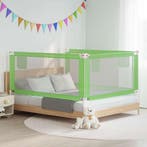 vidaXL Bedhekje peuter 180x25 cm stof groen, Verzenden