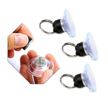 Set van 30 zuignappen 40 mm (ring schroefbaar, op M4 draade, Verzenden, Nieuw