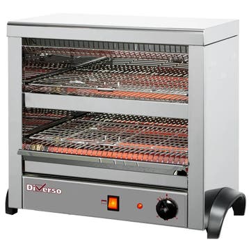Salamander Toaster | 2 Niveaus | Elektrisch (Quartz, Verzenden