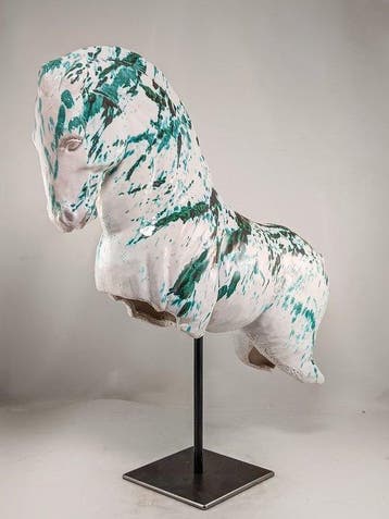 Salvatore Alibrio - Prancing horse - bronze effect