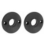 Set van twee rozetten Oxford ijzer zwart, Nieuw