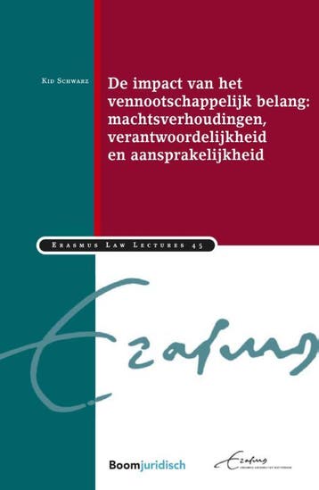 De impact van het vennootschappelijk belang:, Boeken, Verzenden, Zo goed als nieuw, Kid Schwarz