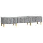 vidaXL TV Kast 147 x 34,5 x 30 cm Grijs Sonoma Bewerkt hout, Huis en Inrichting, Kasten |Televisiemeubels, Verzenden, Nieuw
