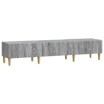 vidaXL TV Kast 147 x 34,5 x 30 cm Grijs Sonoma Bewerkt hout, Verzenden, Nieuw