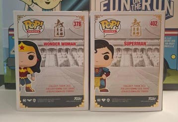 Funko - Funko Pop Superman; Wonder Woman - 2010-2020 -