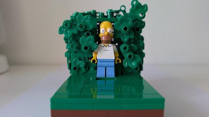 Lego MOC (My own creation) - The Simpsons - Homer Backing, Enfants & Bébés, Jouets | Duplo & Lego