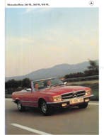 1980 MERCEDES BENZ SL BROCHURE DUITS