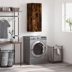 vidaXL Bovenkast 34,5x34x90 cm gerookt eikenkleurig, Verzenden, Nieuw