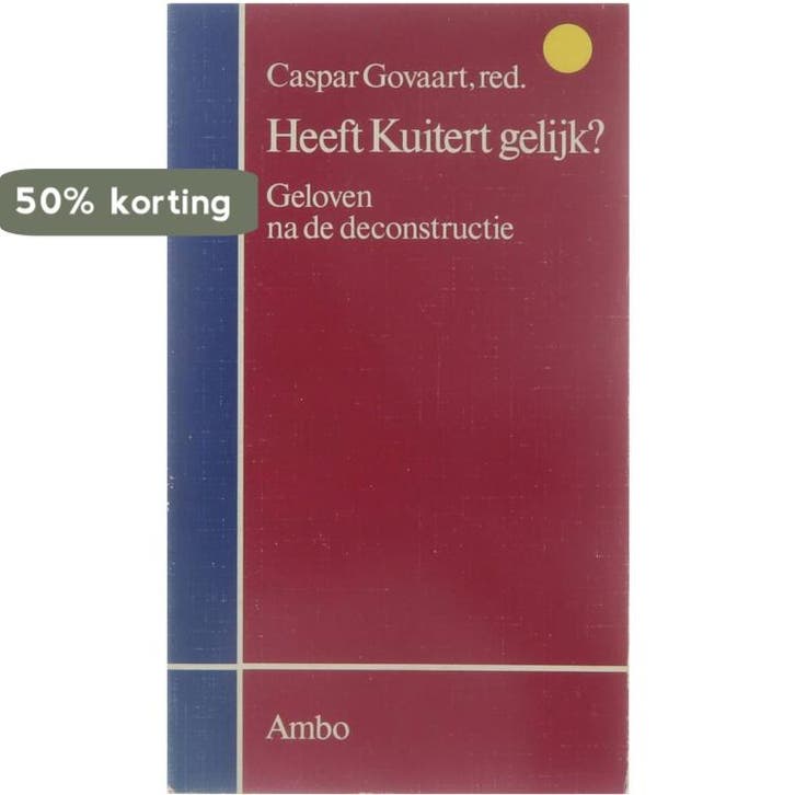 Heeft Kuitert gelijk? / Annalen van het Thijmgenootschap, Boeken, Godsdienst en Theologie, Gelezen, Verzenden