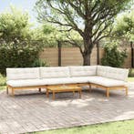 vidaXL 5 Stuk Tuinpallet Sofa Eenheden Massief Acacia Hout, Verzenden, Nieuw