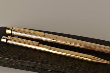 Sheaffer - Targa 1007 Chequered Set – 14K Gold Nib - Zonder, Verzamelen, Nieuw