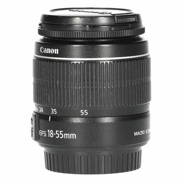 Canon EF-S 18-55mm f/3.5-5.6 III met garantie, Ophalen of Verzenden, Gebruikt