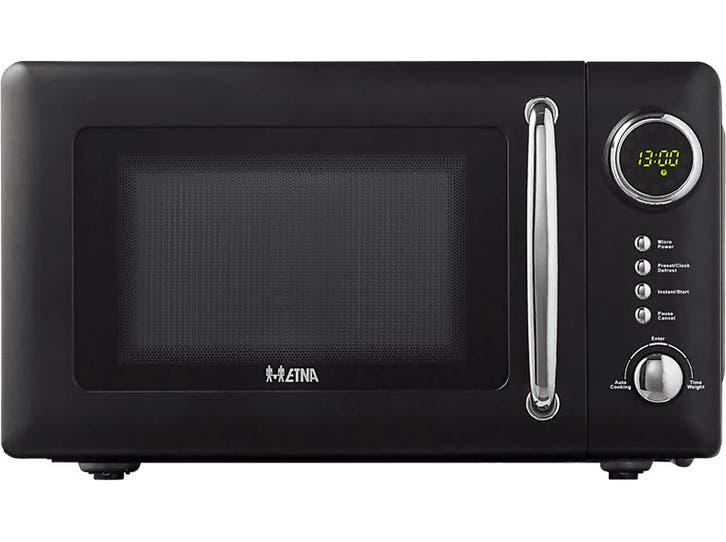 Etna -  Magnetron 800 W Inhoud 20 L - Zwart, Elektronische apparatuur, Microgolfovens, 60 cm of meer, Draaiplateau, Nieuw, Microgolfoven
