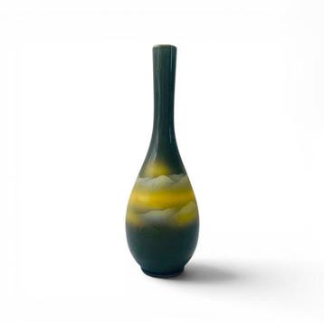 Vase petit Mansaku Kutani-yaki – Décoration impériale