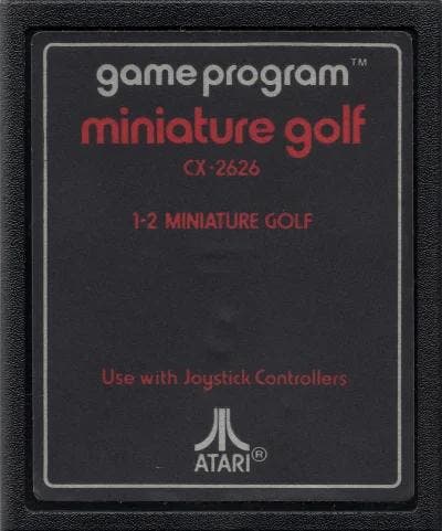 Miniature Golf (Cart + Manual), Games en Spelcomputers, Games | Atari, Verzenden