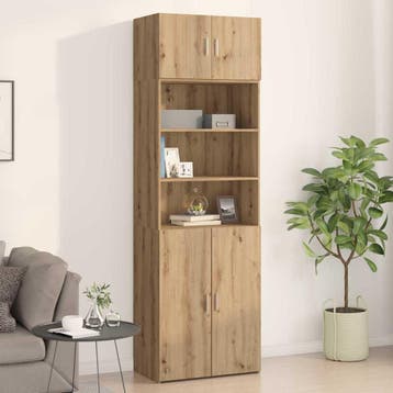 vidaXL Wandkast artisanaal eikenkleurig 70 x 42.5 x 40 cm, Verzenden, Nieuw