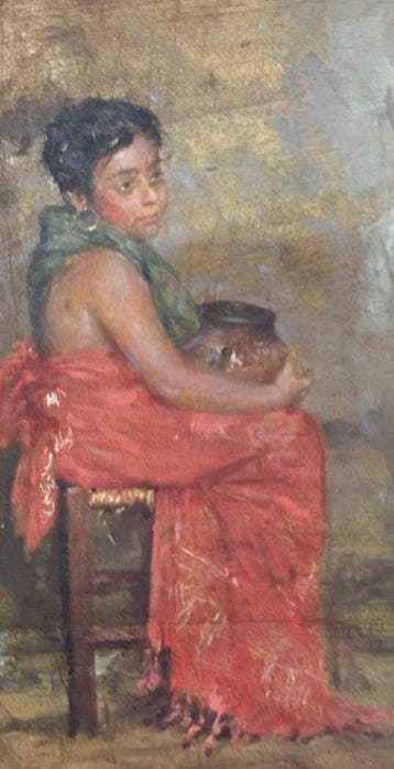 Ettore de Maria Bergler (1850-1938), Attr. - Popolana