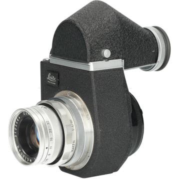 Leica Leitz Visoflex IIII met 90mm f/4 Elmar CM5068, Ophalen of Verzenden