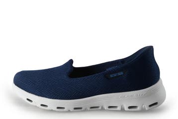 Skechers Instappers in maat 38½ Blauw, Kleding | Dames, Skechers, Instappers, Zo goed als nieuw, Verzenden