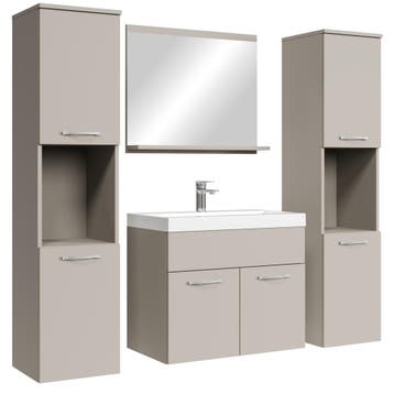 Badkamermeubel Set Montreal XL 60 x 35 cm - Beige, Verzenden, Nieuw