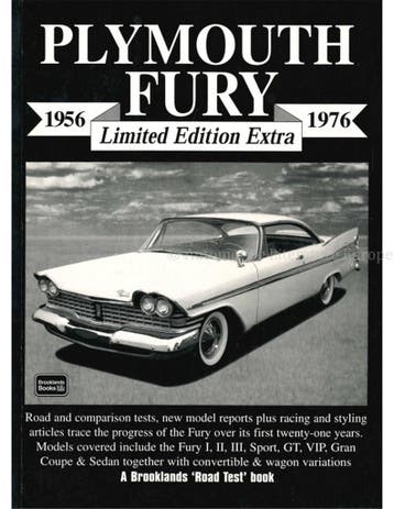 PLYMOUTH FURY 1956 - 1976 (BROOKLANDS ROAD TEST, LIMITED, Nieuw