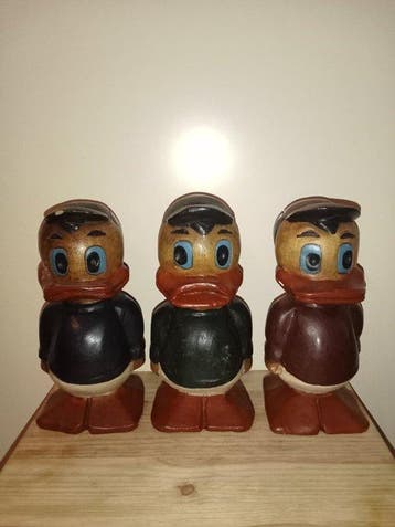 Donald Duck - 3 Figurine - 1980, Collections