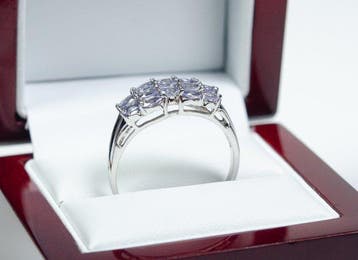 Sans prix de réserve - Bague - Argent 925 - 0,85 ct