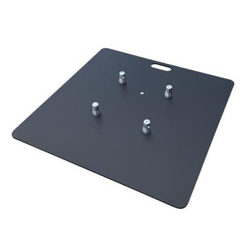 Universele truss baseplate staal 73 x 73 cm - 6mm dik zwart, Verzenden