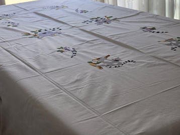 tafelkleed met 12 servetten - Tafelkleed (13) - 236 cm - 156