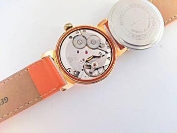 GUB Glashütte - cal. 70.1 mens gold plated Germany - Sans, Nieuw