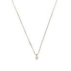 Collier - 18 carats Or blanc - 0.15ct. tw. Diamant, Handtassen en Accessoires, Kettingen, Nieuw